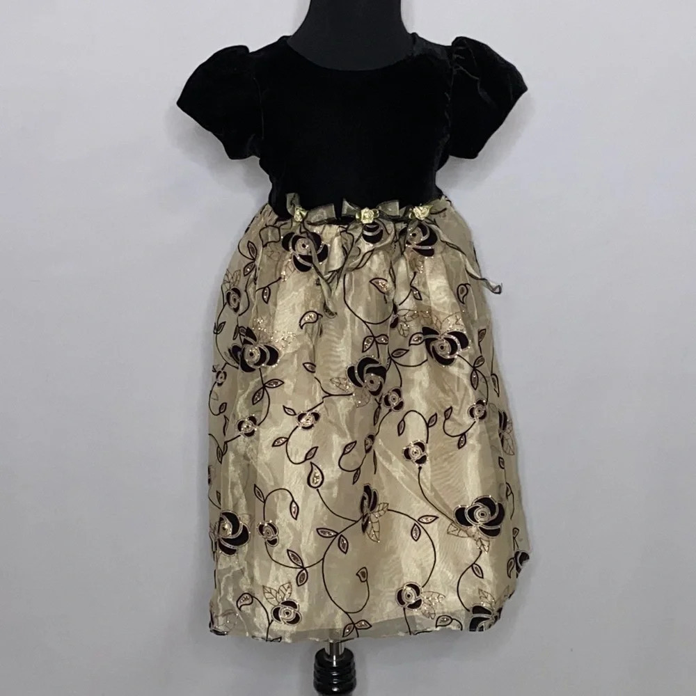 Marmellata Special Occasion Tulle & Velvet Dress